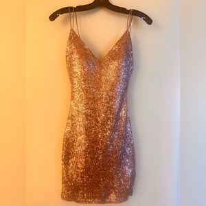 Brilliant dress for short party